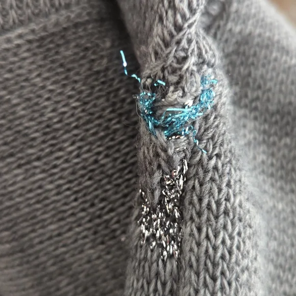 Christmas Vintage Teddy Bear Sweater Size Kids 5/6 - Picture 11 of 12